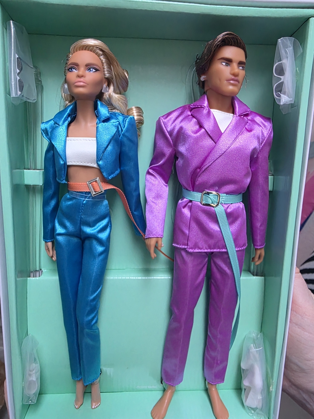 Barbie Signature Barbie & Ken Power Pair Dolls Set 12in NIB